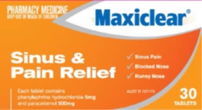 Maxiclear Sinus & Pain Relief