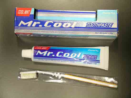 Front of Pack of Maxam Toothpaste (120gm) with Toothbrush