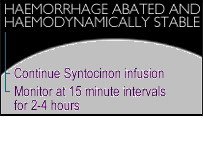 Haemorrhage Abated & Haemodynamically Stable