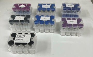 Images of peptide products seized by Medsafe